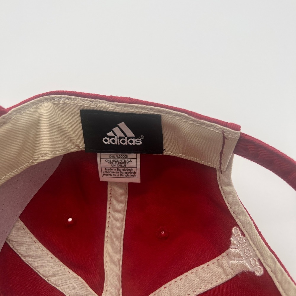 NC State Wolfpack Adidas Womens Red‎ Hat Baseball Cap Adjustable - Picture 6 of 7